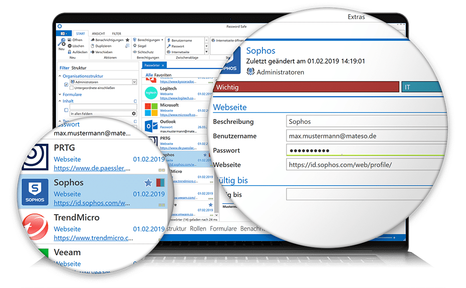 Das Digitale Passwortmanagement mit der Software-Lösung Netwrix Password Safe