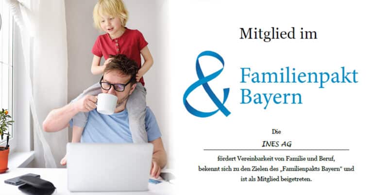 Urkunde INES IT Familienpakt