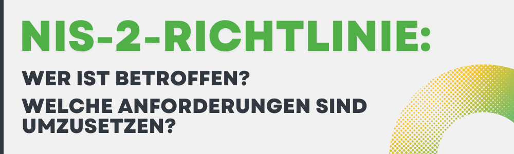 NIS-2-Richtlinie Beitragsreihe