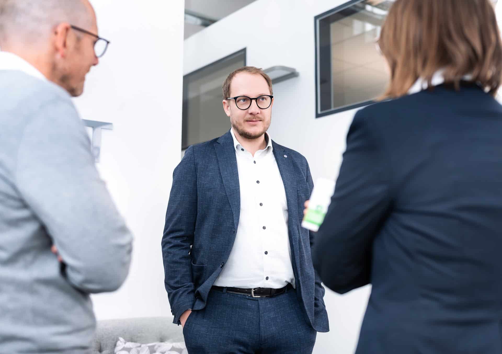 INES IT Team im Gespräch